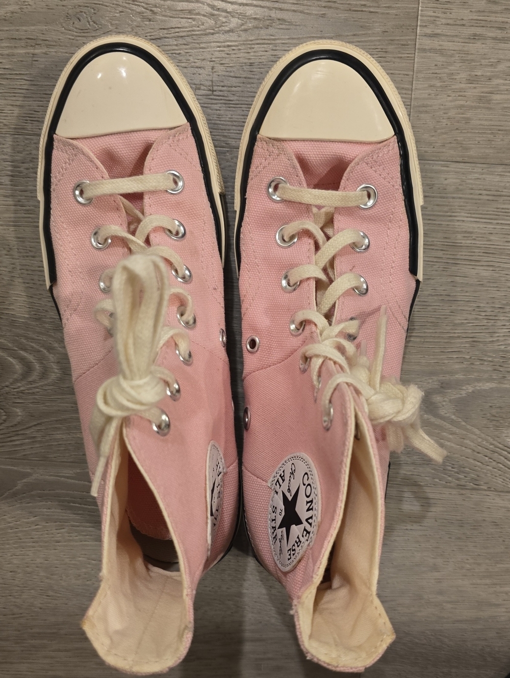 Converse Pink High-Top Canvas Sneakers
